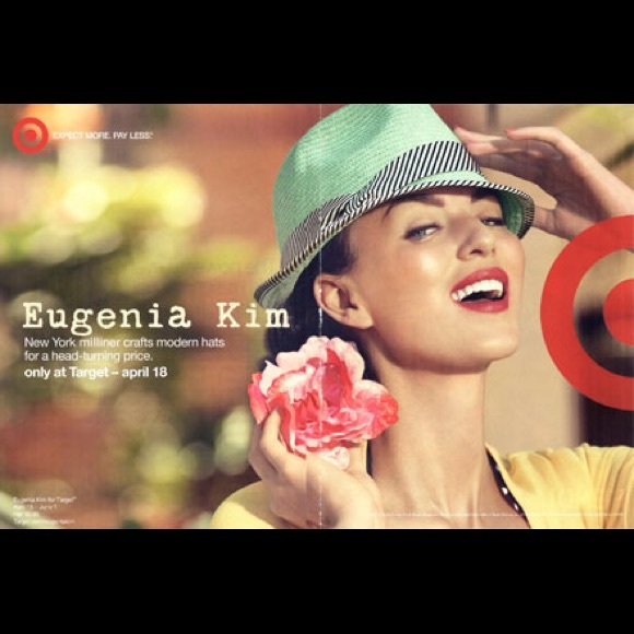 NWT Eugenia Kim for Target Straw Fedora Hat 👒 circa 2010 - Picture 6 of 7